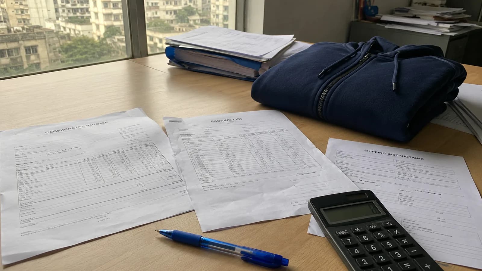 apparel trade and shipment documentation