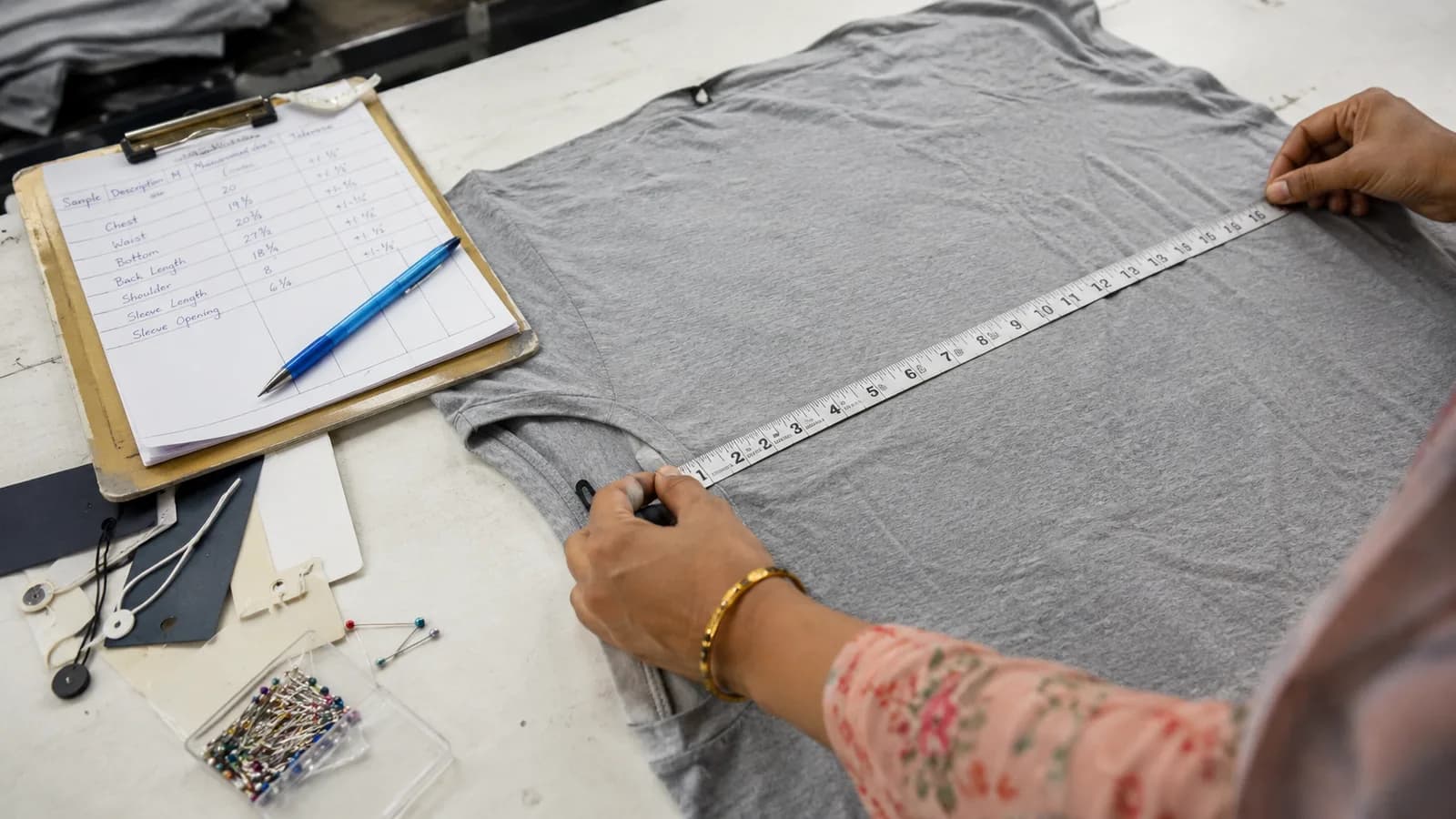 Quality and compliance documentation review for apparel sourcing