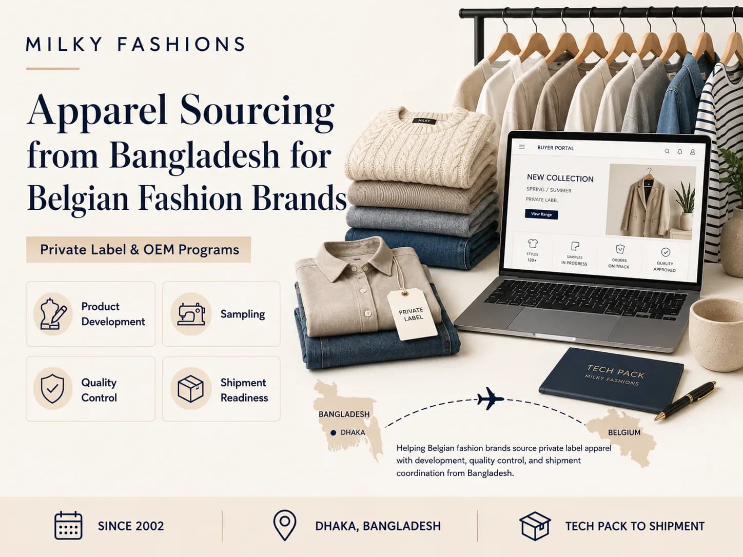 Apparel Sourcing from Bangladesh for Belgian Fashion Brands