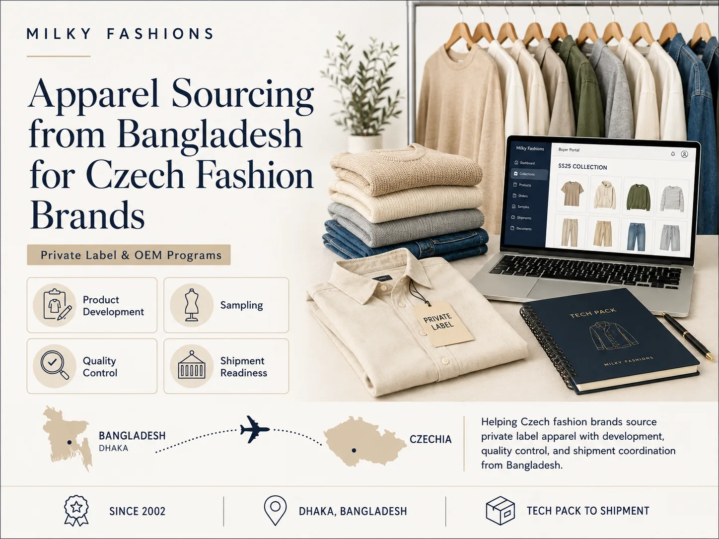 Apparel Sourcing from Bangladesh for Czech Fashion Brands