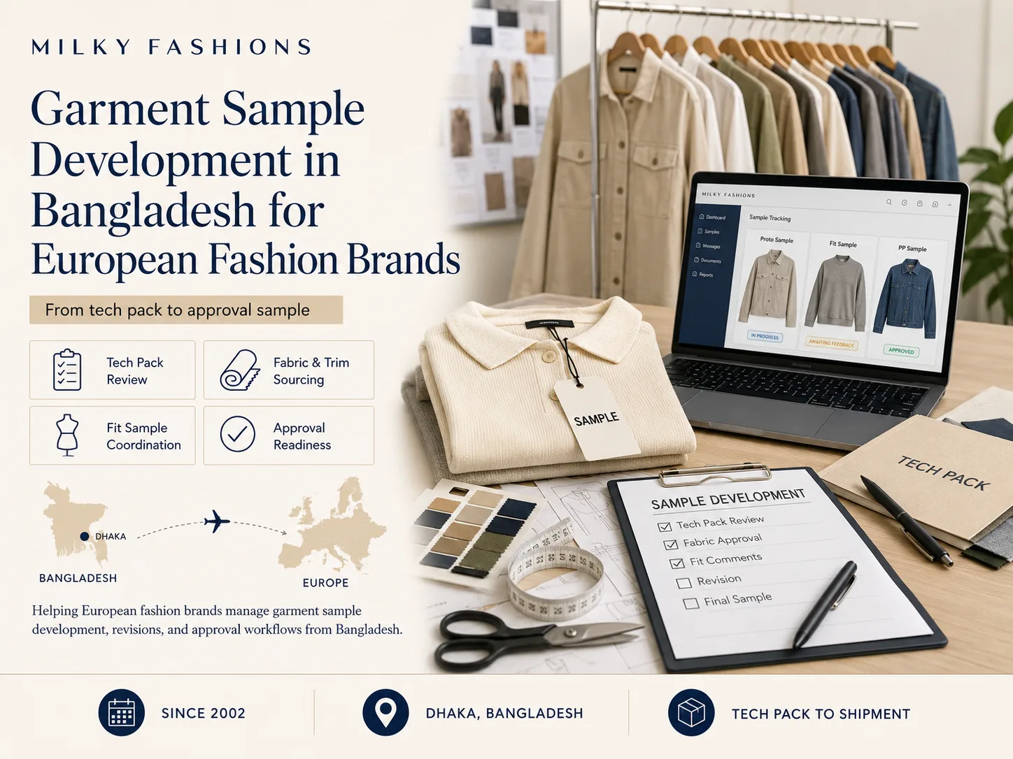 Garment Sample Development in Bangladesh for European Fashion Brands