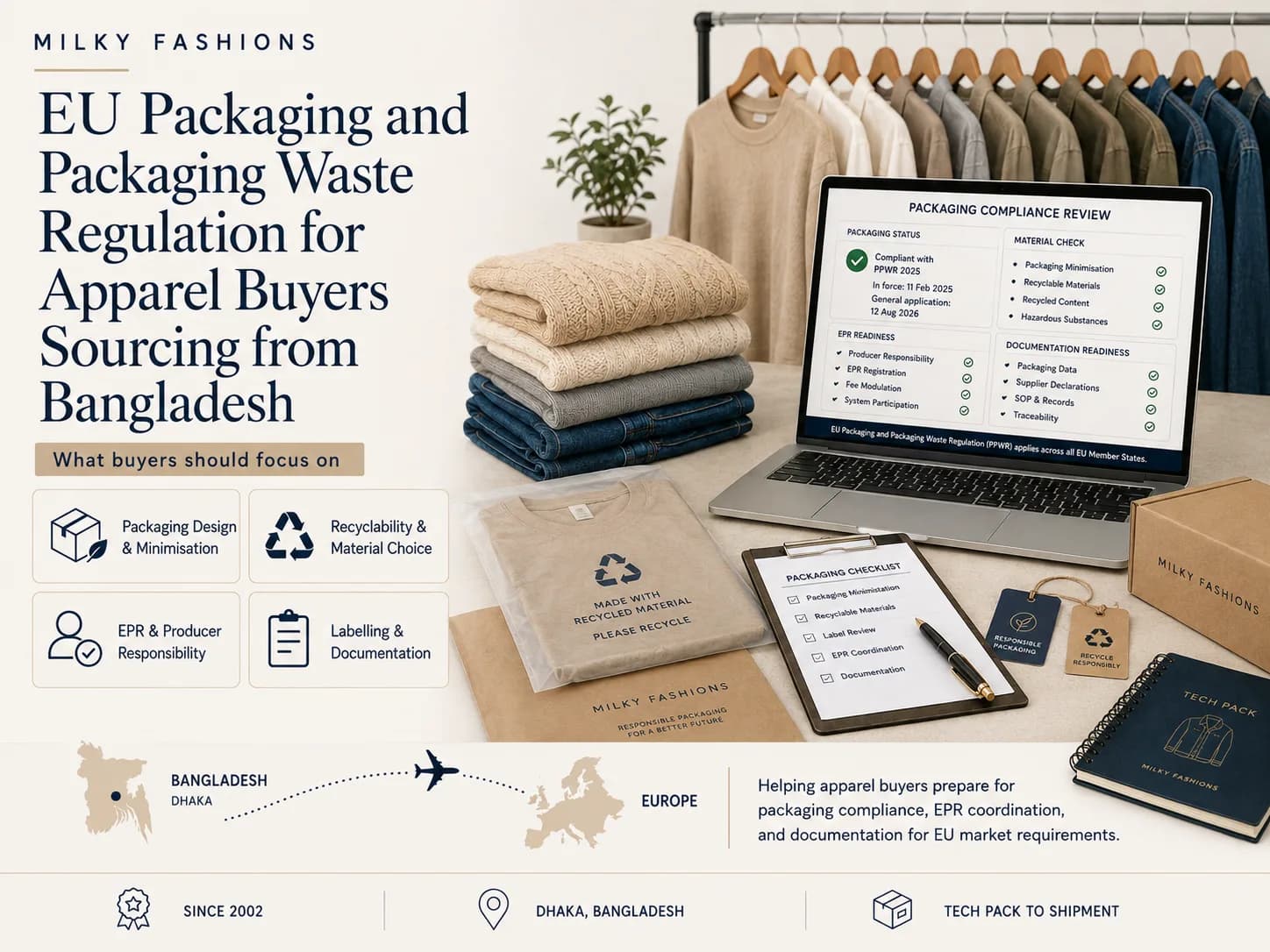 EU Packaging and Packaging Waste Regulation for Apparel Buyers Sourcing from Bangladesh cover image