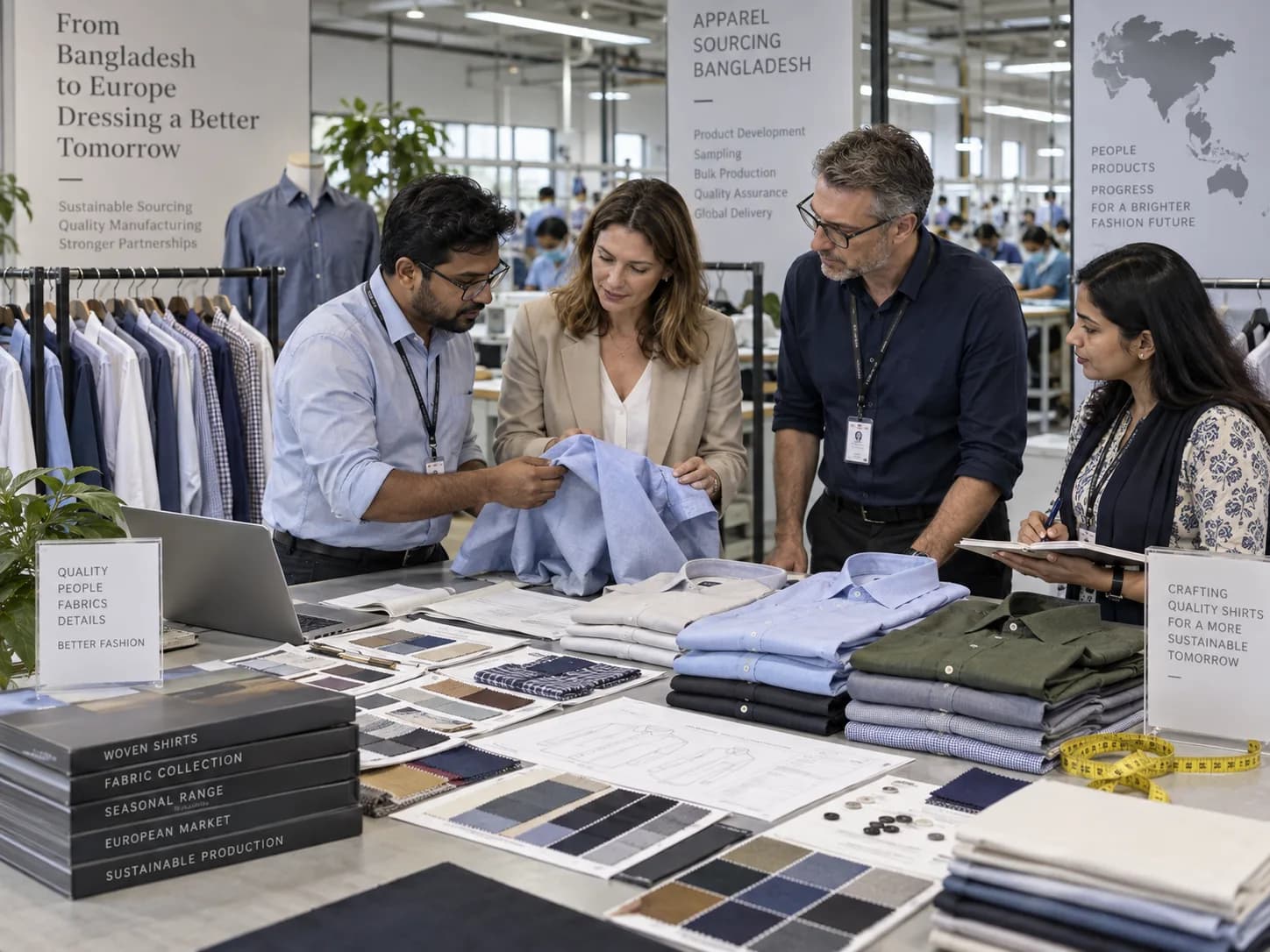 Woven Shirt Sourcing in Bangladesh for European Fashion Brands