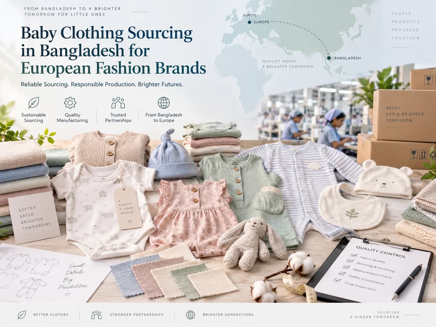 Baby Clothing Sourcing in Bangladesh for European Fashion Brands