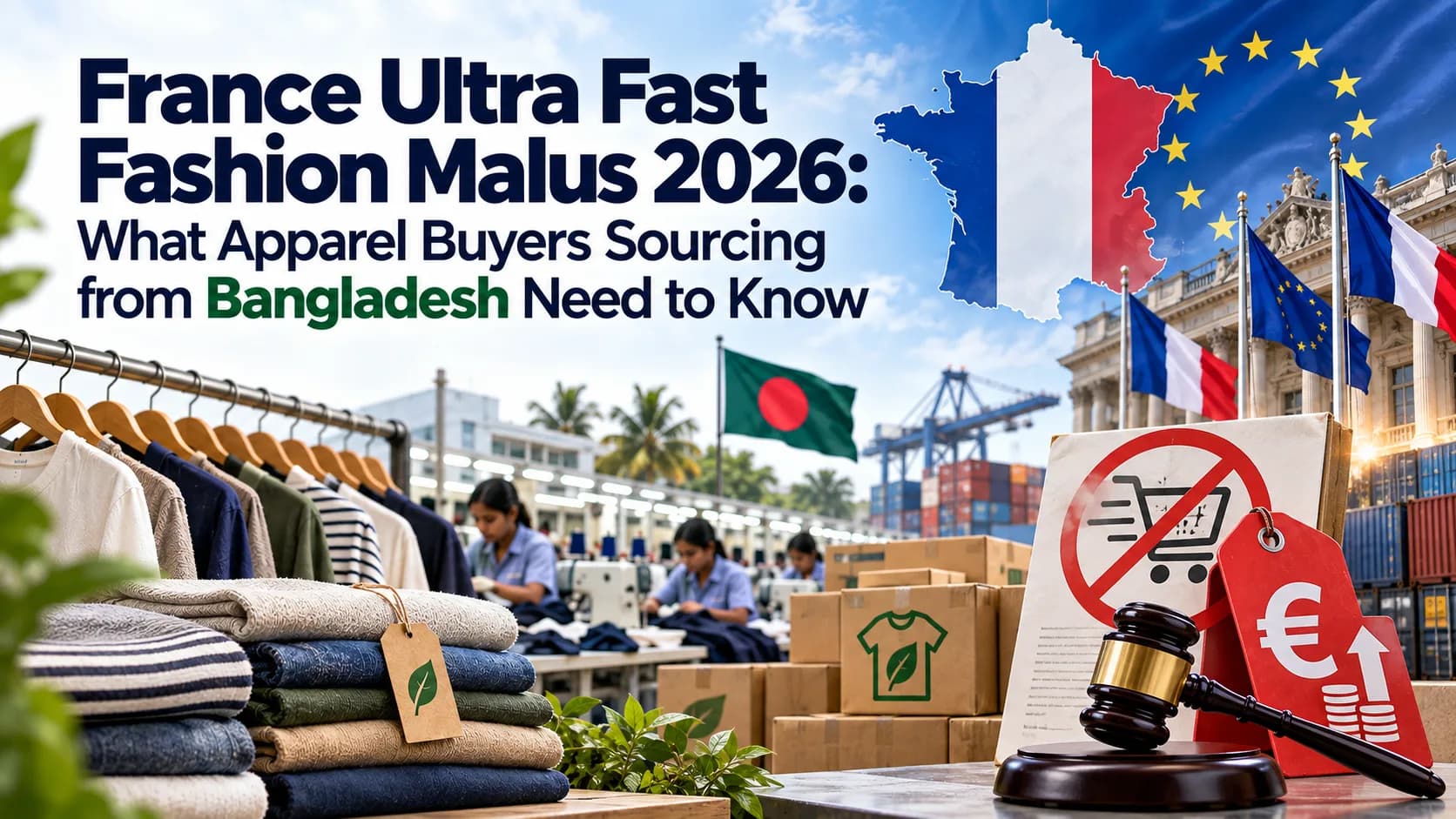 France Ultra Fast Fashion Malus 2026: What Apparel Buyers Sourcing from Bangladesh Need to Know cover image