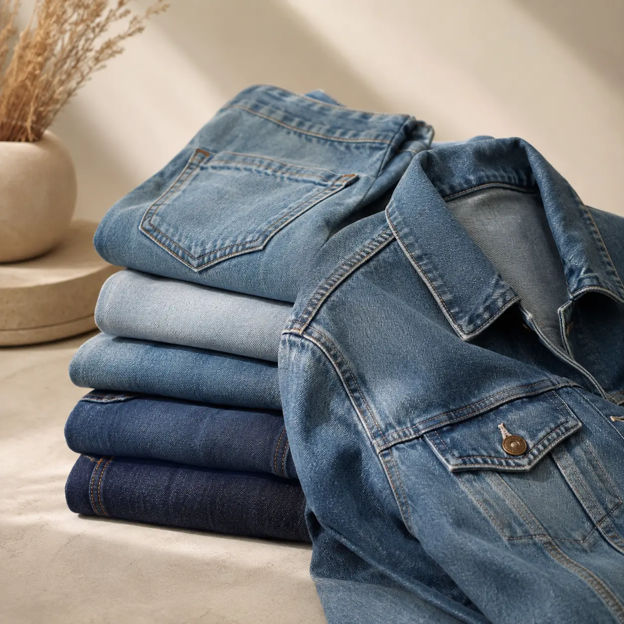 Vintage Selvedge Denim Jacket product sample