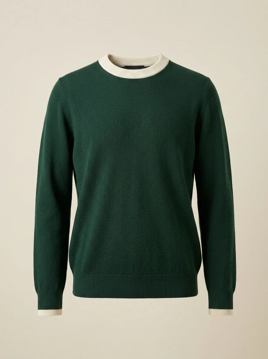 Merino Wool Fine Crewneck product sample